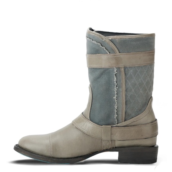 Lane Dustoff Boots Size 7.5 M Gray Blue - Picture 3 of 11